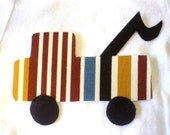 Tow Truck Iron On Applique
