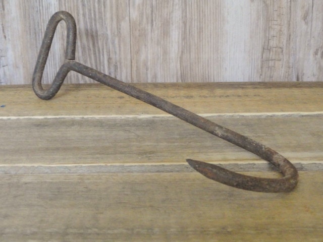 Vintage Farmhouse Iron Hook FREE SHIPPING