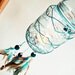 Glass Dream Catcher - Blue Sunset - Dream Catcher with Glass, Blue and Brown Feathers, Blue Nett - Home Decor, Mobile, Candelabrum