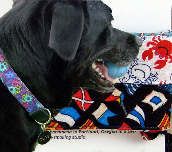 GreatBigBeautifulDog Collar Cozies - Hey Sailor - All Sizes