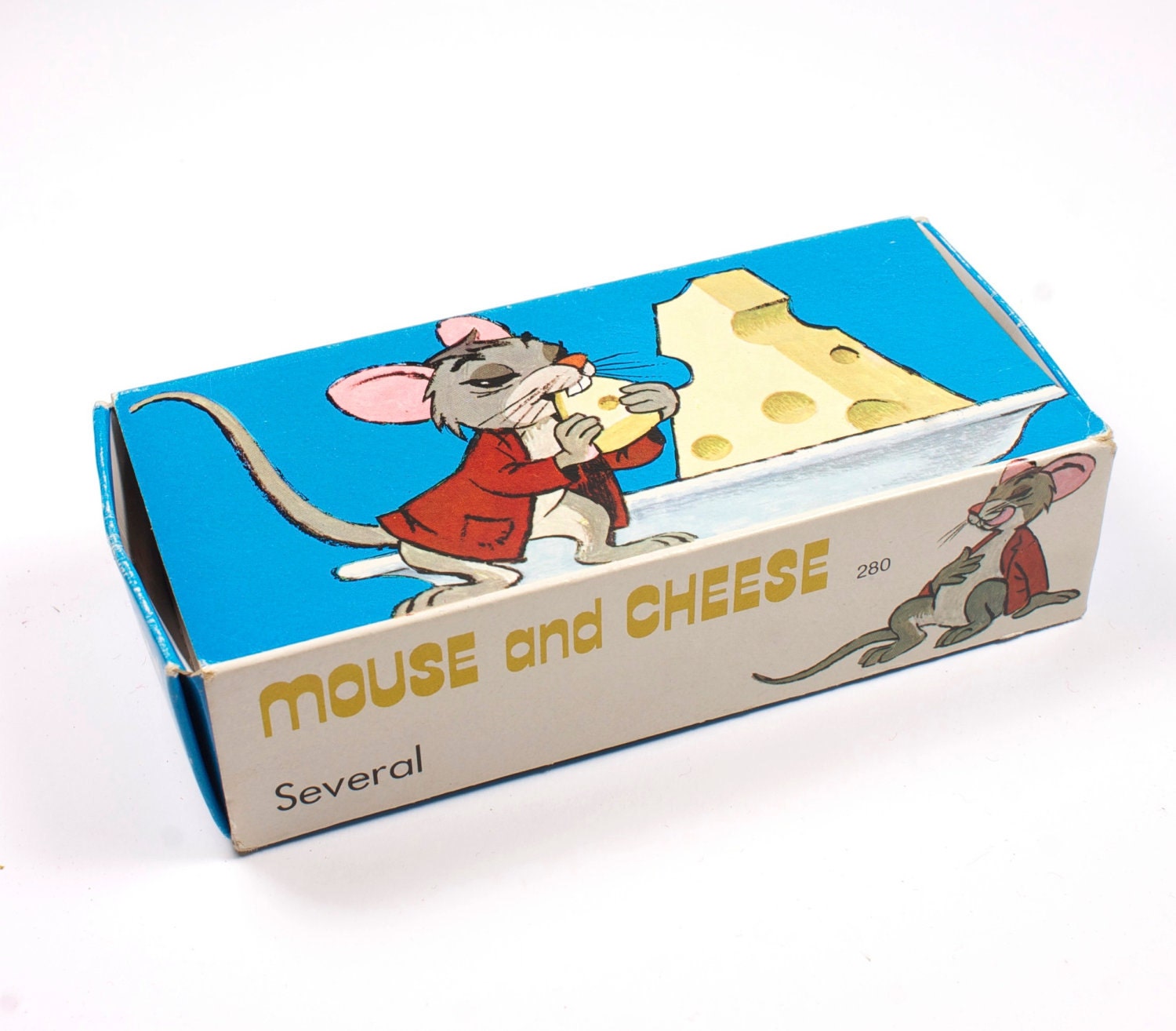 SALE Vintage soap. Mouse and cheese