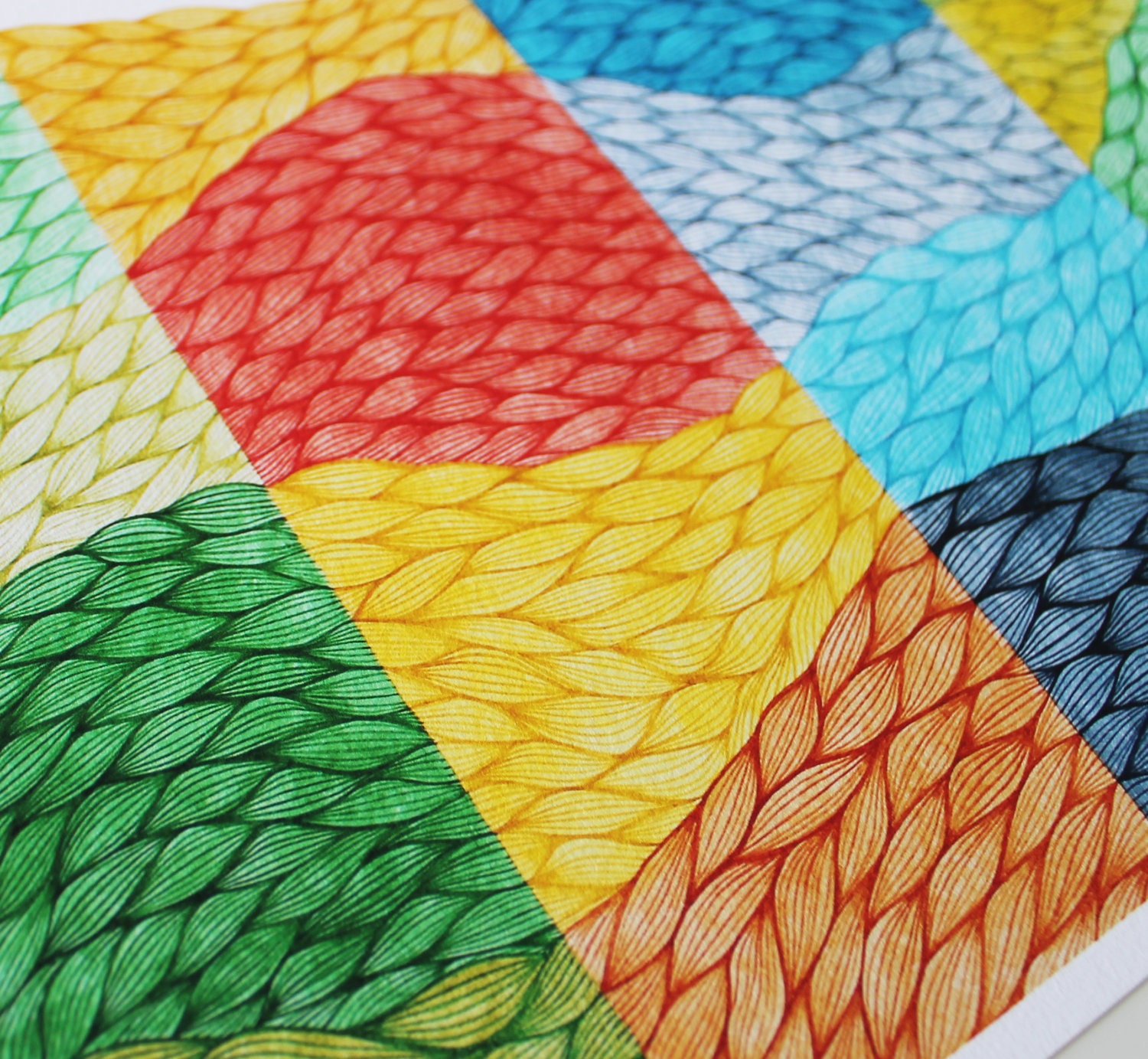 The Four Seasons, Archival Print of an Original Watercolor Painting