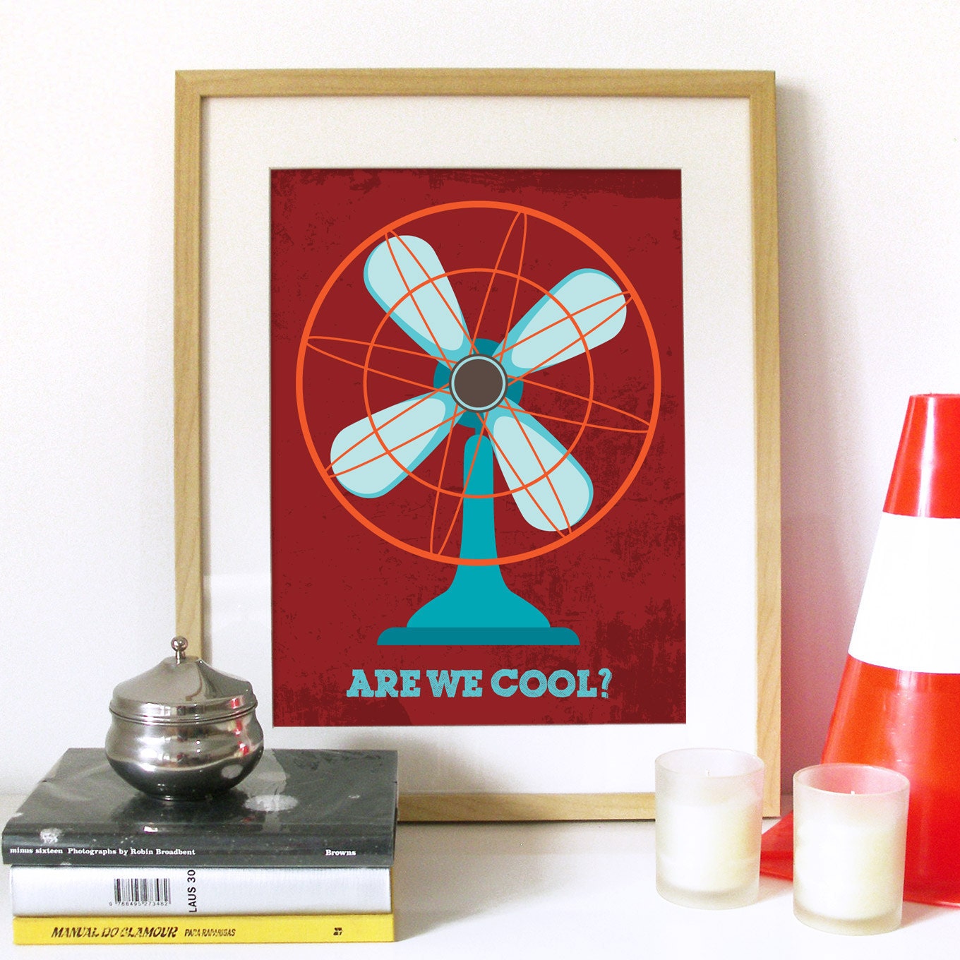 Retro Vintage Mid century Poster Art design inspired Fan illustration with Typography Print  - A3 poster - Pulp fiction movie quote