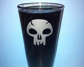 Magic Black Mana Pint Glass