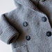 Hand Knit Hoodie Baby Jacket - 0-3 months