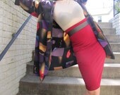 Vintage 70s Floral Kimono