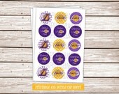 Lil Laker Fan DIY 1" Bottle Cap Printable Image Sheet 4x6 Il_170x135