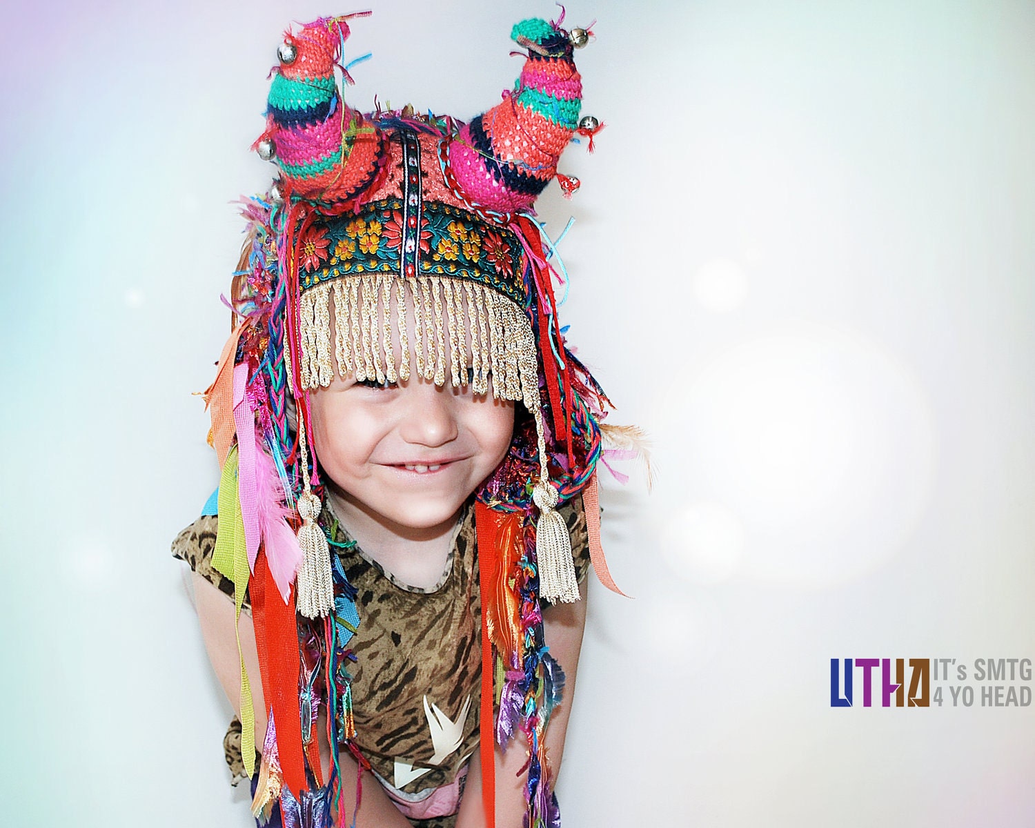 Little UTHA Shaman kid's headpiece - FREE shipping worldwide