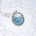 Cute Heart Rain Pendant - Cloud Heart Necklace - Rain of Hearts Necklace