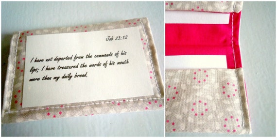 Scripture Memory Verse Card Holder - Summer Crown