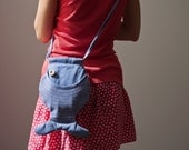 MADE TO ORDER Fish Bag Fish Pursel Ocean Sea Inspired Lilac Kawaii Nautica Whimsical Bag Purse Small Bag Purse Teen Fashion