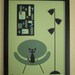 Mid-Century Modern Painting, 9 X 12 Original Acrylic