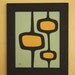 Mid Century Modern, 8 X 10, Original Acrylic Painting