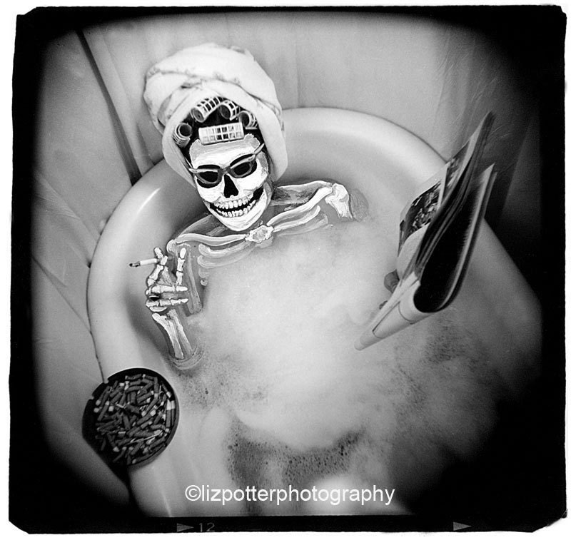 Dia de los Muertos Holga portrait