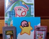 Kirby Star Rider video game pixel art