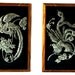 Oriental Bird Pewter Wall Hanging