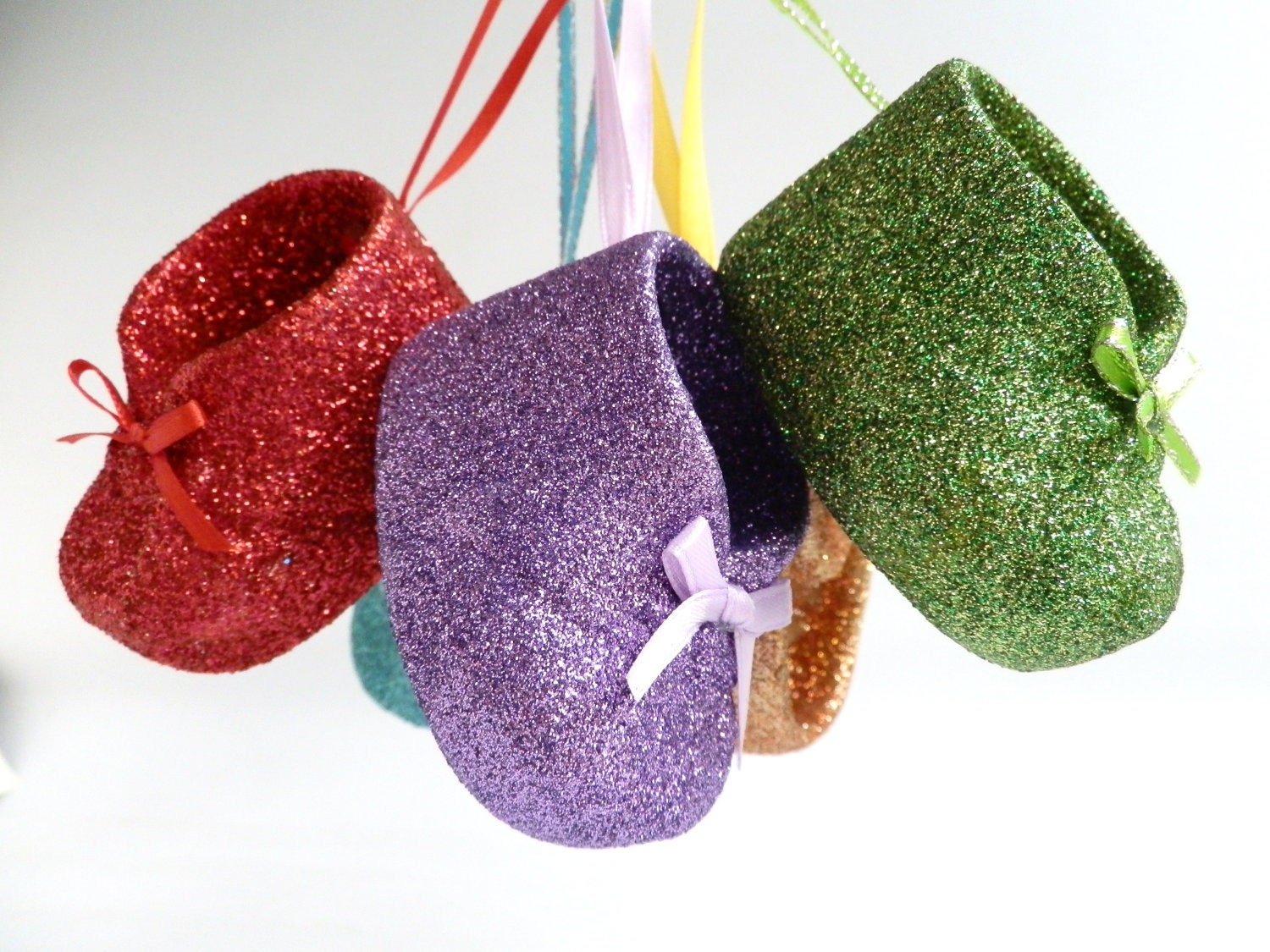 Amethyst Purple Shoe Ornament
