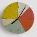 Wall clock "Colorful times"