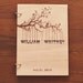 Custom Wedding guest book wood rustic wedding guest book album bridal shower engagement anniversary- "Love Birds, Tree" - Big size