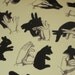 Vintage hand shaddows image - 11x17 poster - nursery, child, children room FREE SHIP