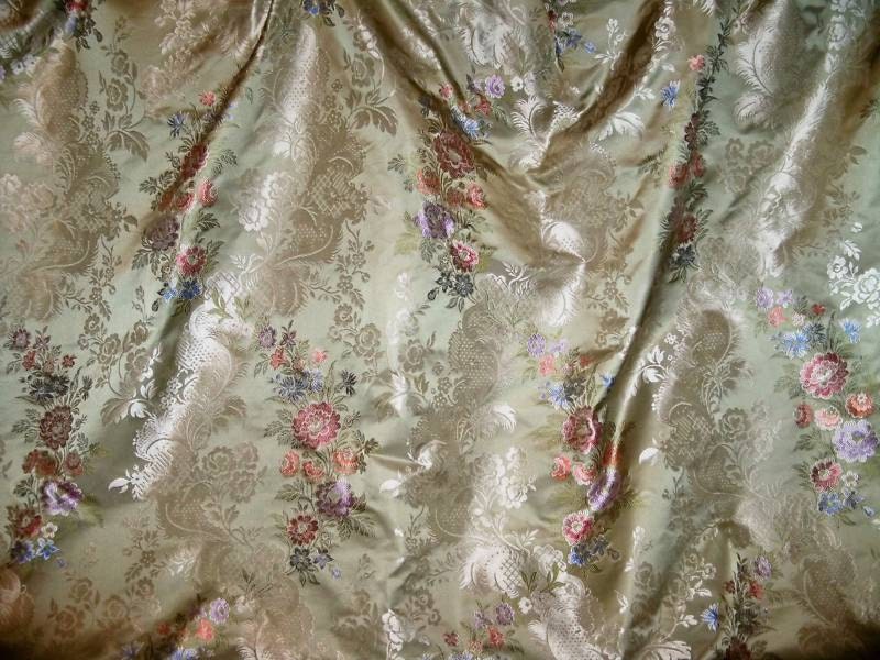Silk Damask Fabric