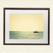 Into The Mystic - 8x10 Sea photography photo print home decor wall art ocean horizon boat fishing sky meets water blue green gold