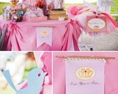 Princess Collection printed invitations 25 standard white envelopes included