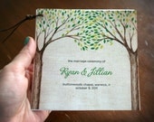 DIY Printable Tree Branches Wedding Program
