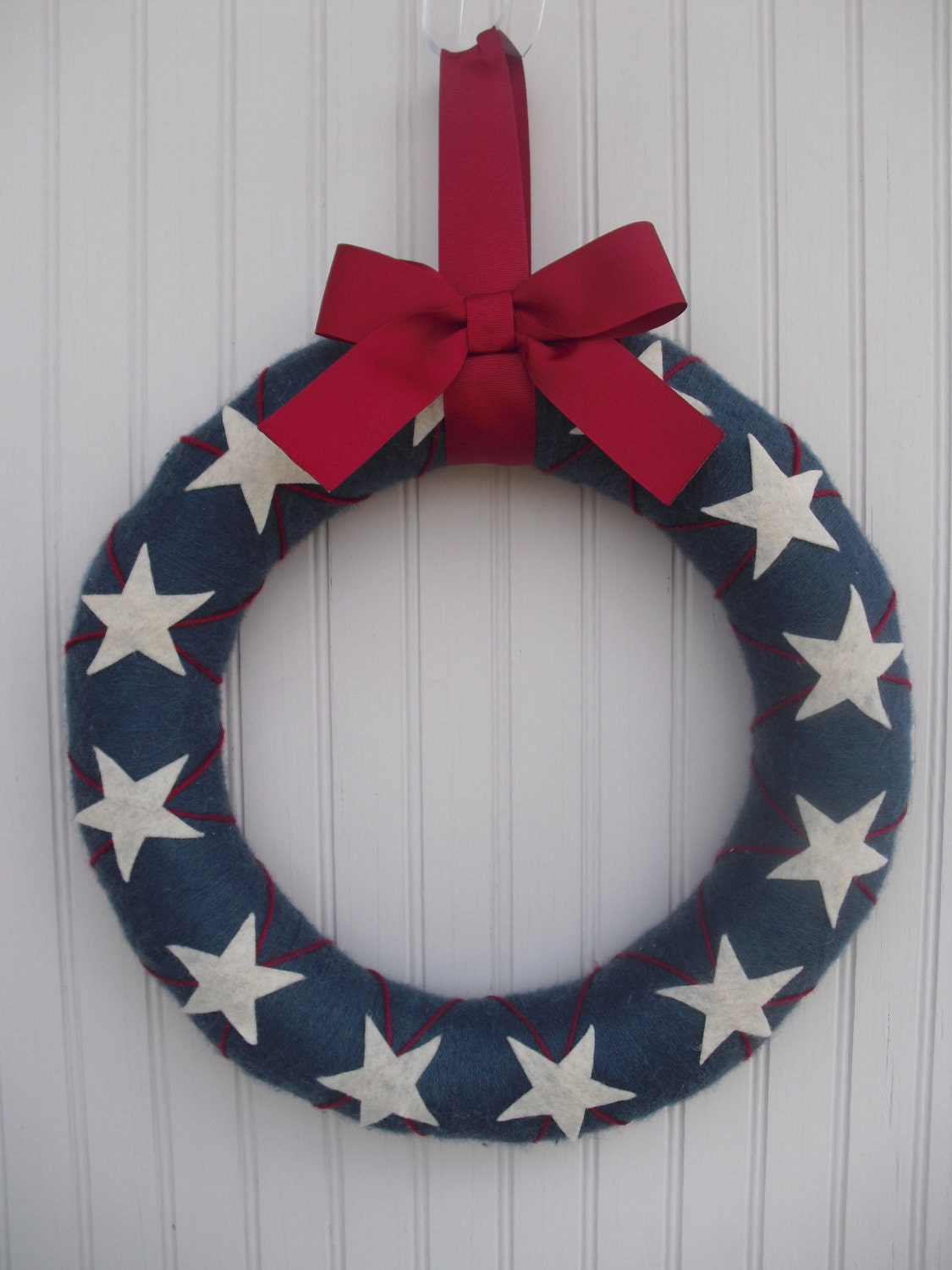 Patriotic Argile Wreath