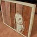 Reclaimed Wood Owl Painting in SeaFoam Green
