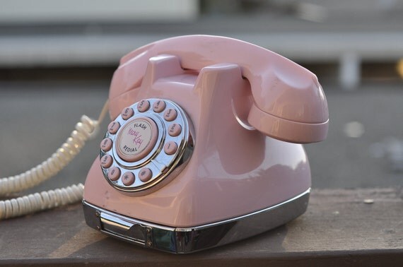 PINK vintage phone