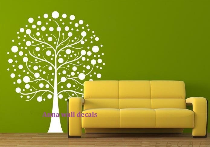 TREE:wall decals, children wall decals,vinyl wall decal, wall stickers,nursery wall stickers,large tree wall decals,tree wall art,