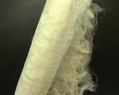 White Pearl Craft Paper for collage and textile crafts. Hand made silk paper.