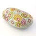 Floral turtle / Hand painted stone by Circle and the dot