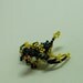 Yellow and Iridescent Beaded Dragon 3D