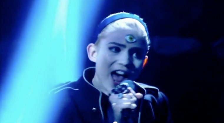 Green Third Eye bindi - As seen on Grimes