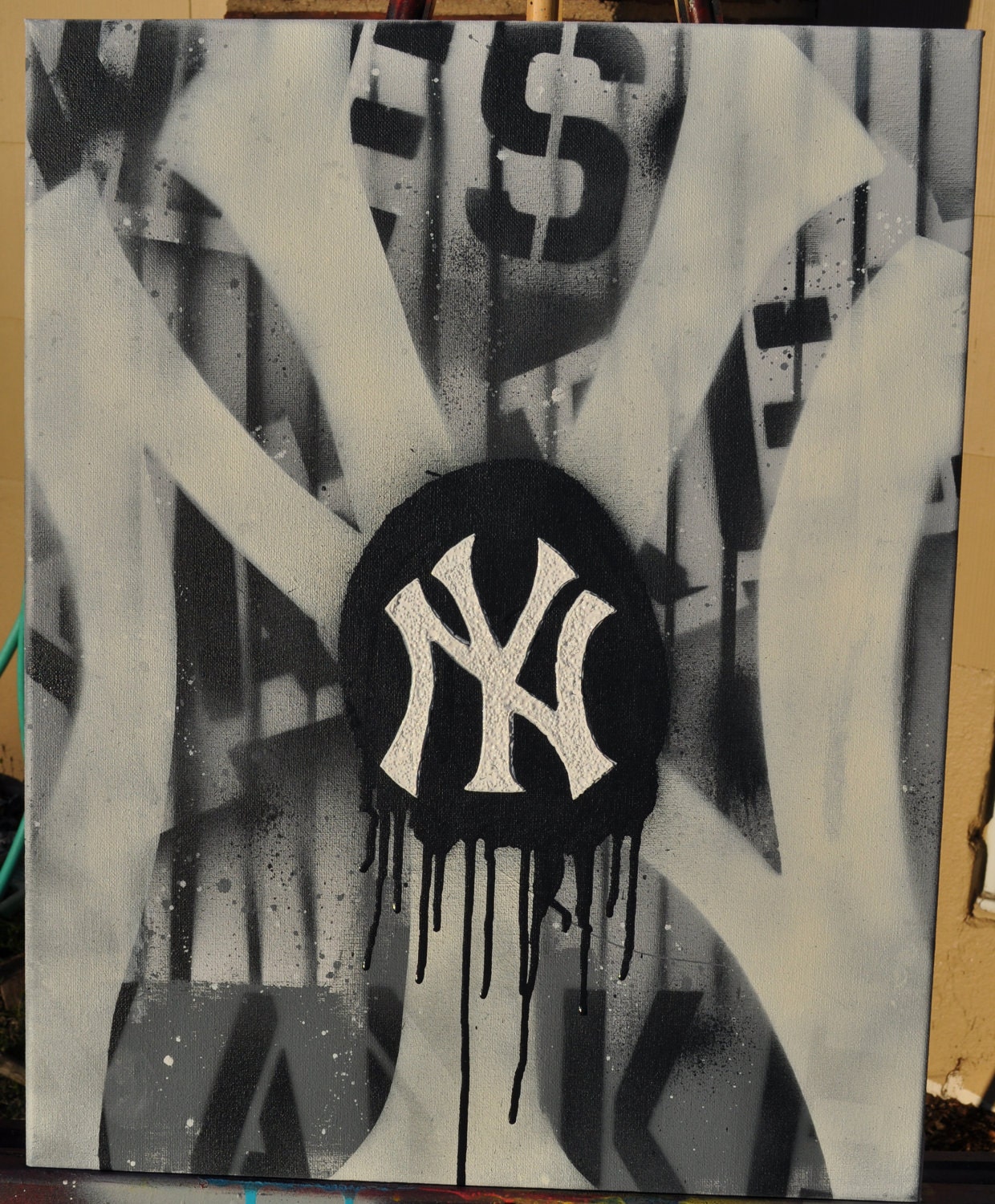 Ny Yankees Graffiti fine art by Summo