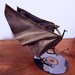 Dragon Art Doll: Disco Dancing Black & Gold Dragon