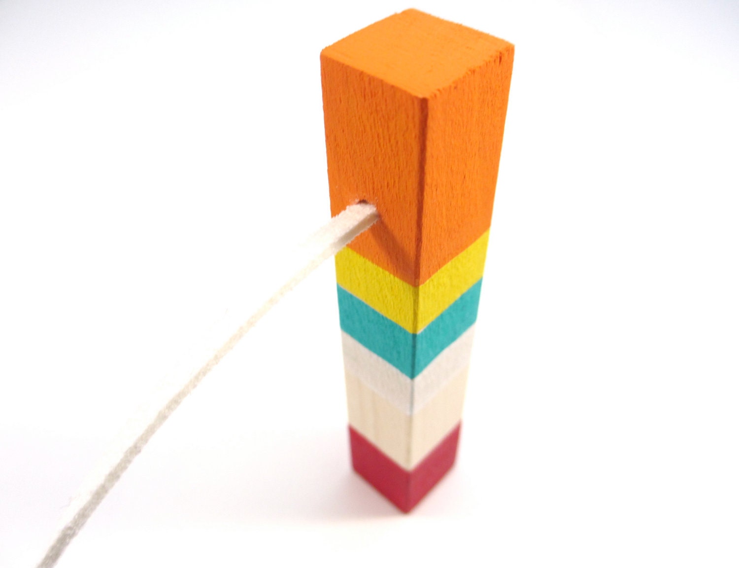 WOOD JEWELRY Reclaimed Wood Art Wood Necklace Australian Jewellery Totem Color Blocks