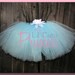 Vivian - Baby Blue Tutu - Birthday Tutu - Tutu Skirt - Princess Tutu - Available in Infant, Toddler, Girl, Teenage to Adult Sizes