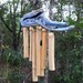 FS in the USA Florida Drift Wood and Bamboo Wind Chime in Shades of Blue (lot 224)