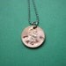 Lucky Penny Charm Necklace or Key Chain - Hand Stamped