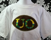 Sports Team T-shirt. Customized for any Sports Team. University of Oregon Ducks, Baby Shower or Birthday Gift, Onesie or Toddler T-Shirt