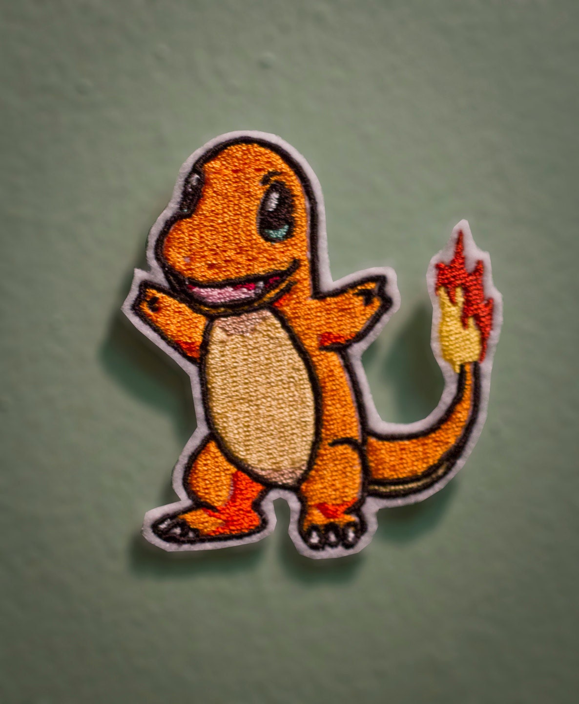 Charmander -- Embroidered Iron-on Pokemon Patch
