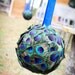 Peacock Wedding, Peacock Pomander/Kissing Ball set of 6