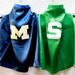 Custom Initial/College Letter Superhero Cape