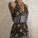 70s Boho Gypsy Maxi Halter Dress