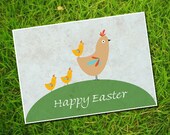 Easter Card - Printable  - Spring - Bird