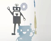 Robot Love Mobile in Recycled Eco Plastic
