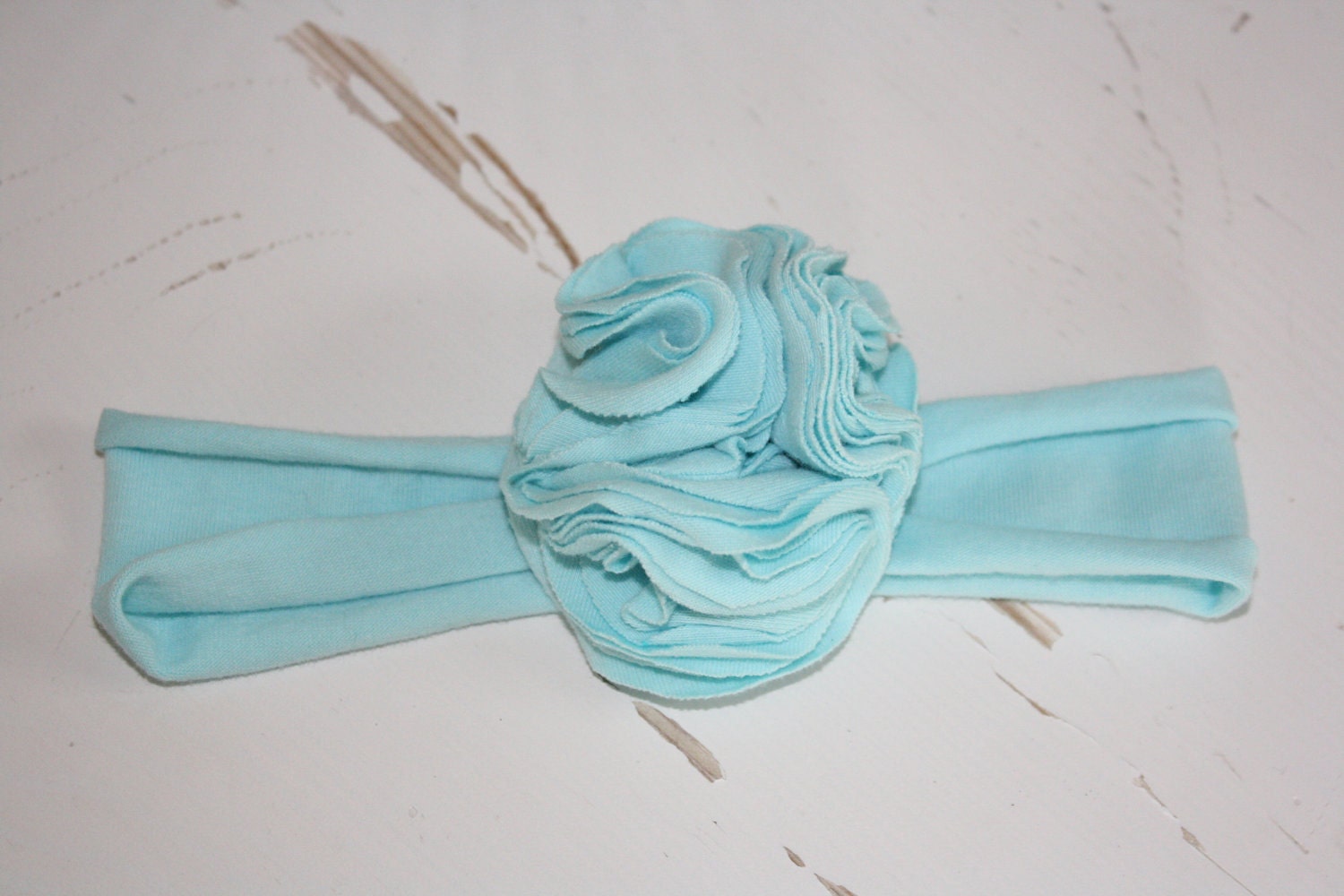 Jersey Headband Flower Trio